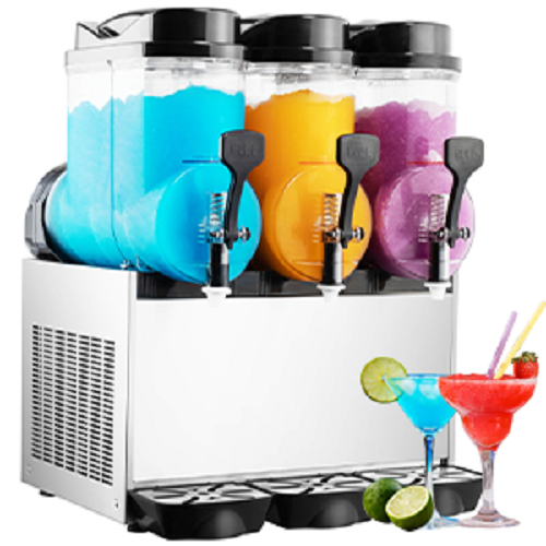 TECSPACE Commercial 1/2/3 Tank 15/30/45L Frozen Drink Slushy Making Machine