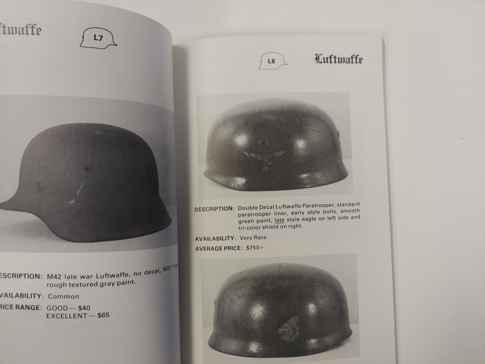 GERMAN HELMETS 1933-1945 Collector's Guide - Goodapple - Weinand, one of 1,500