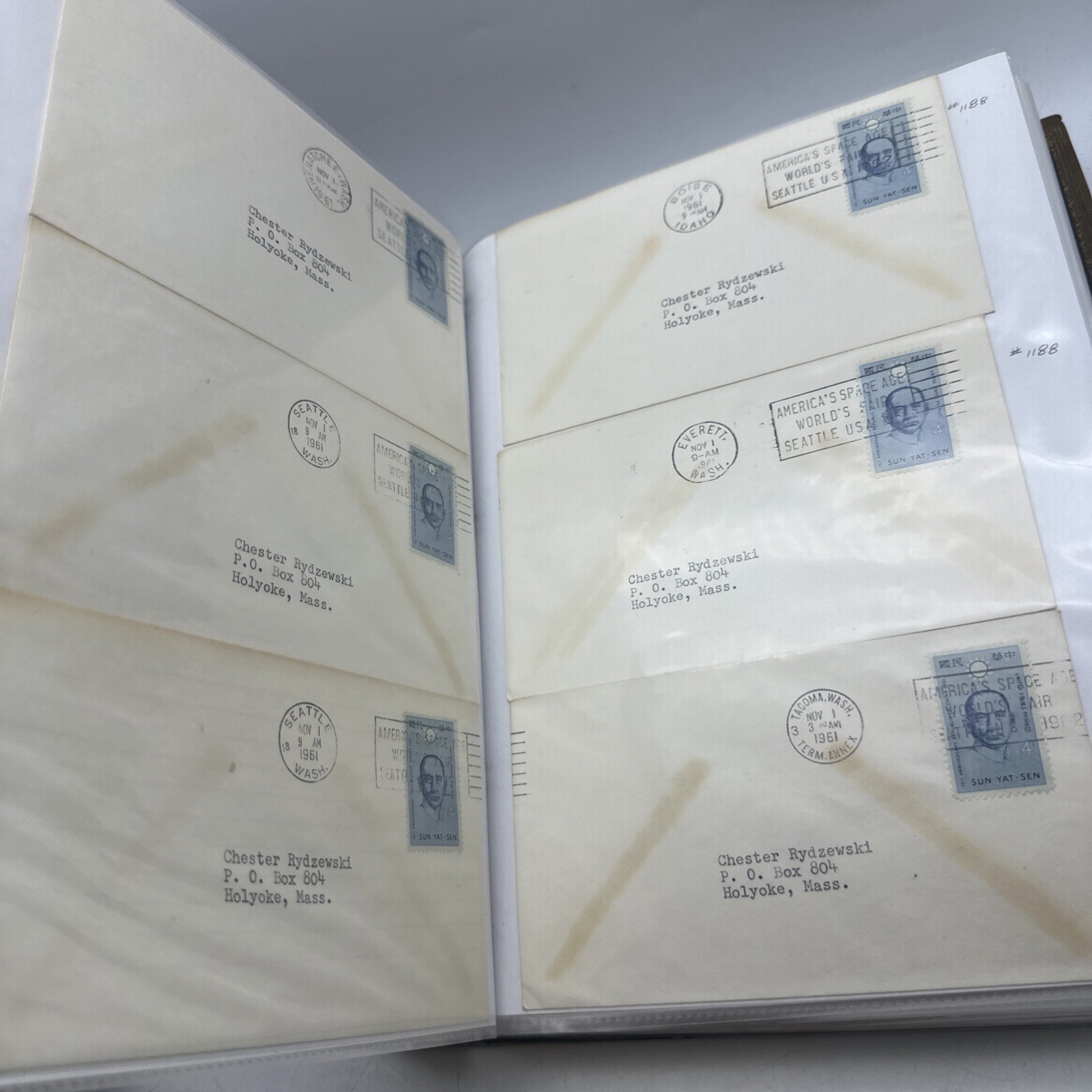 Vintage Stamp Covers Letters Lot 1960-1965 Postal History Collection (AA44)