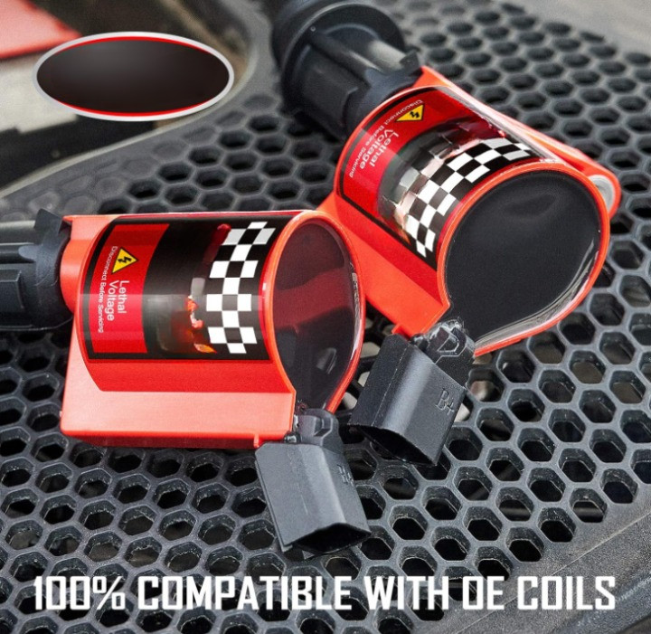 Bobinas Encendido 8 Pzs Alto Rendimiento Compatibles Ford 4.6/5.4L V8 Rojo,Nuevo