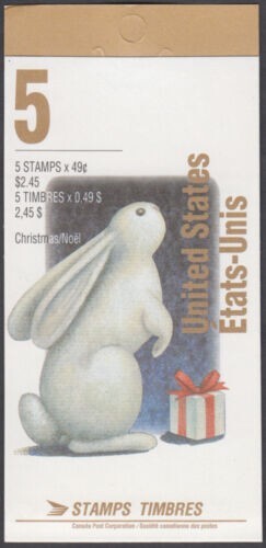 Canada - Booklet BK164b - Open Cover - Christmas 1993 - Personages