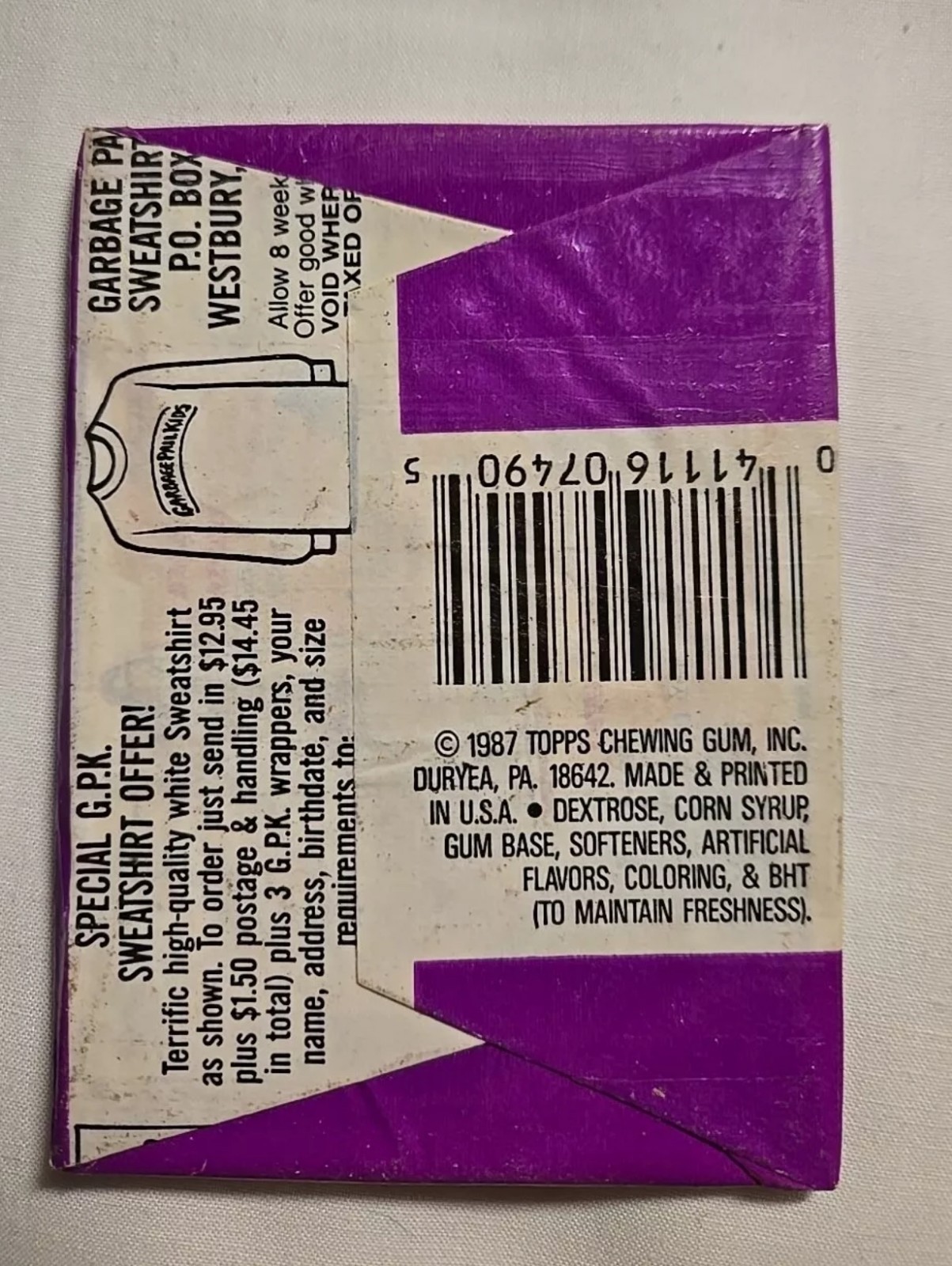 🤮Garbage pail kids OS 7 Unopened Sealed Pack! GPK wax Pack Series 7 Brand New💀