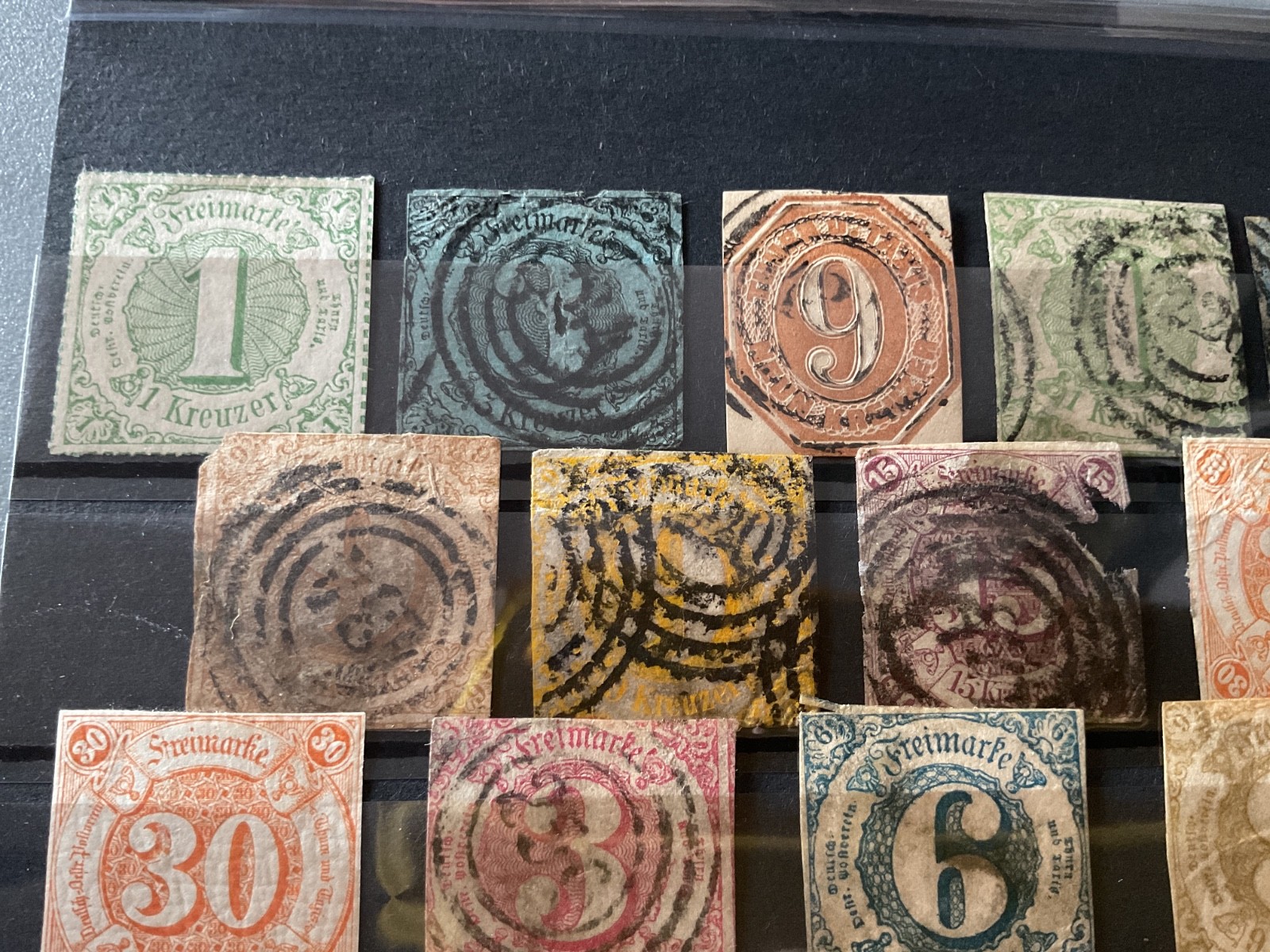 Germany Thurn & Taxis southern district 1852-1865 mm & used stamps B1342