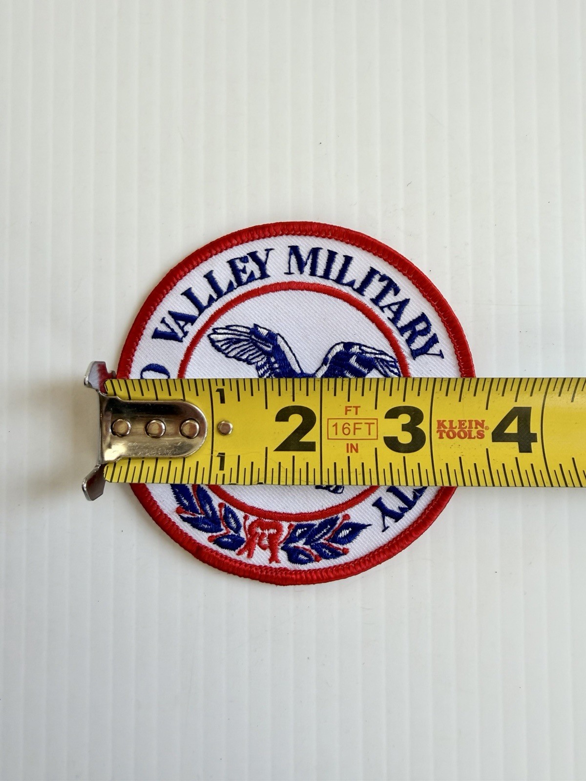 Ohio Valley Military Society Patch 3.5” Red White & Blue, Eagle