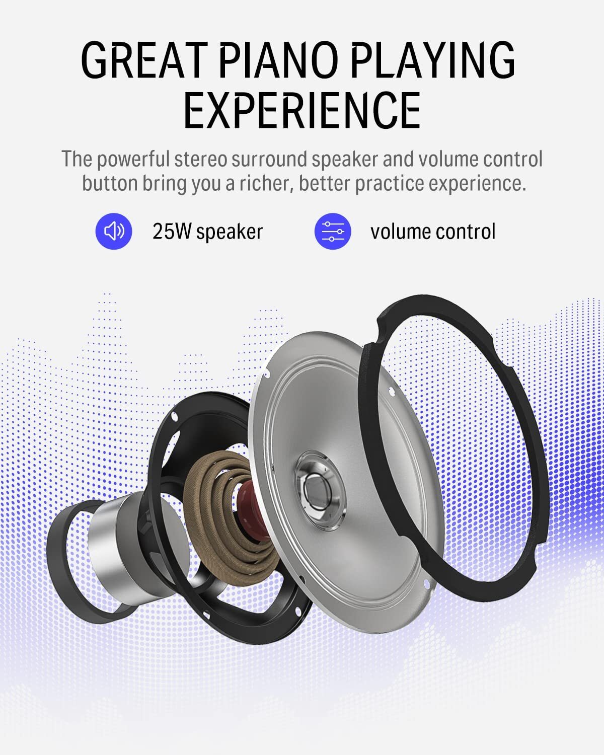 Donner DDP-100 88-Key Hammer Action Digital Piano with Stand