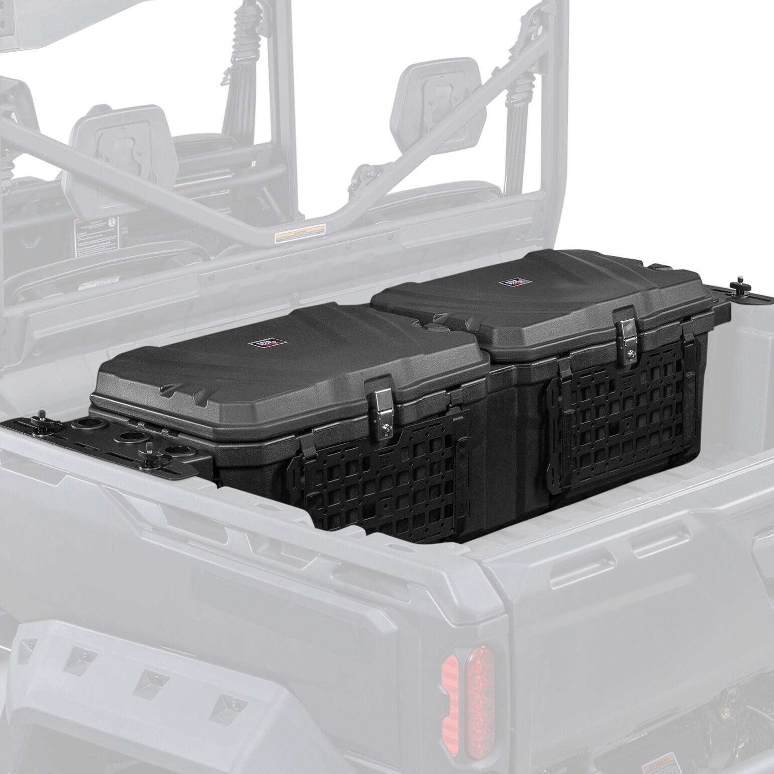 110L UTV Cargo Storage Bed Box for Can Am Defender HD5 HD8 HD9 HD10 Max 2016-26