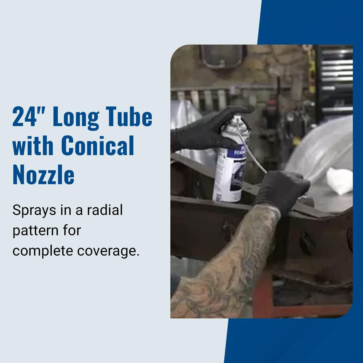 Eastwood Internal Frame Coating Plus Rust Prevention Aerosol With Nozzle