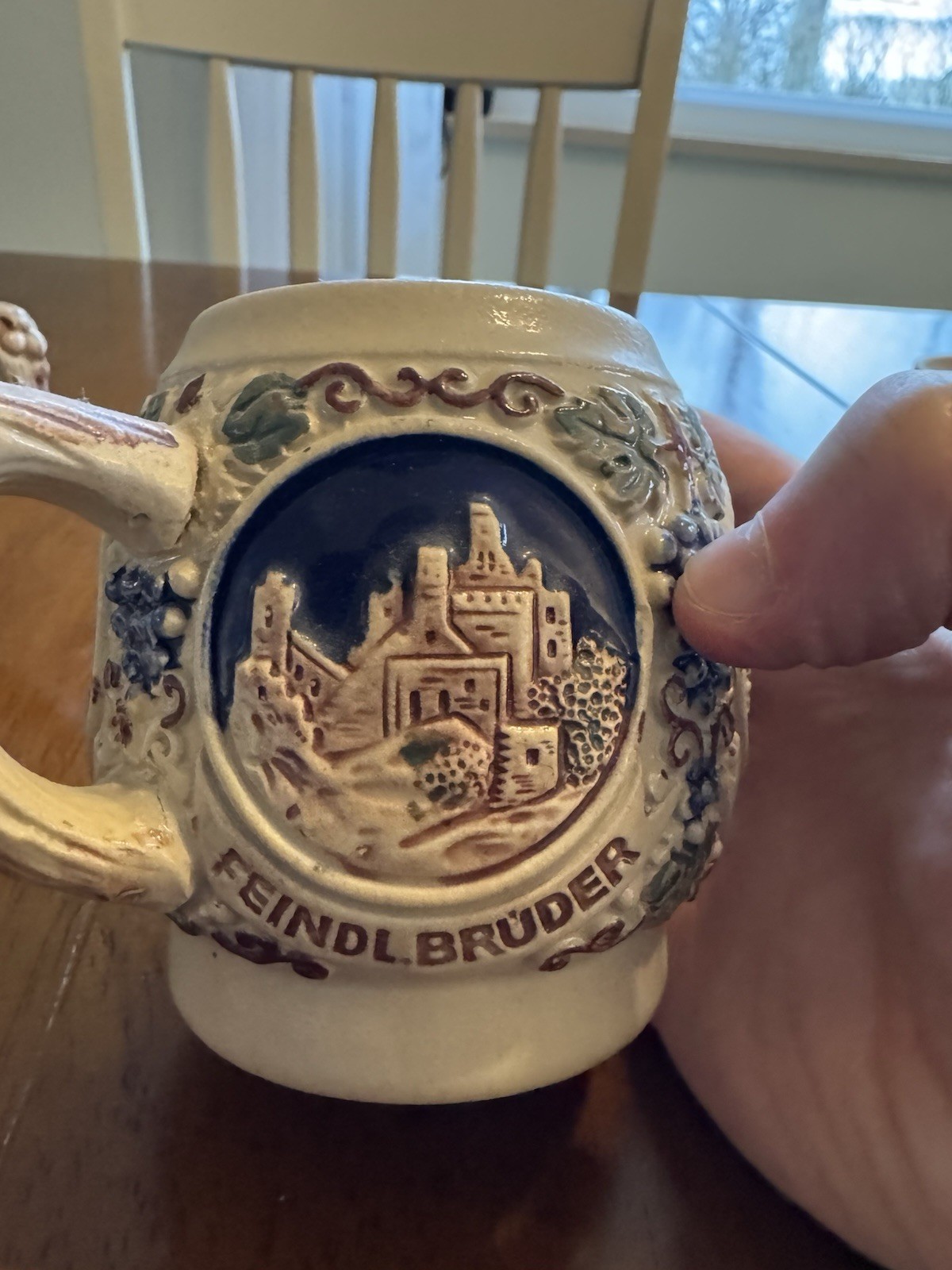 Gerz German Mug / Stein Drachenfels Feindl Bruder Mauseturm Ruine Maus SET of 3