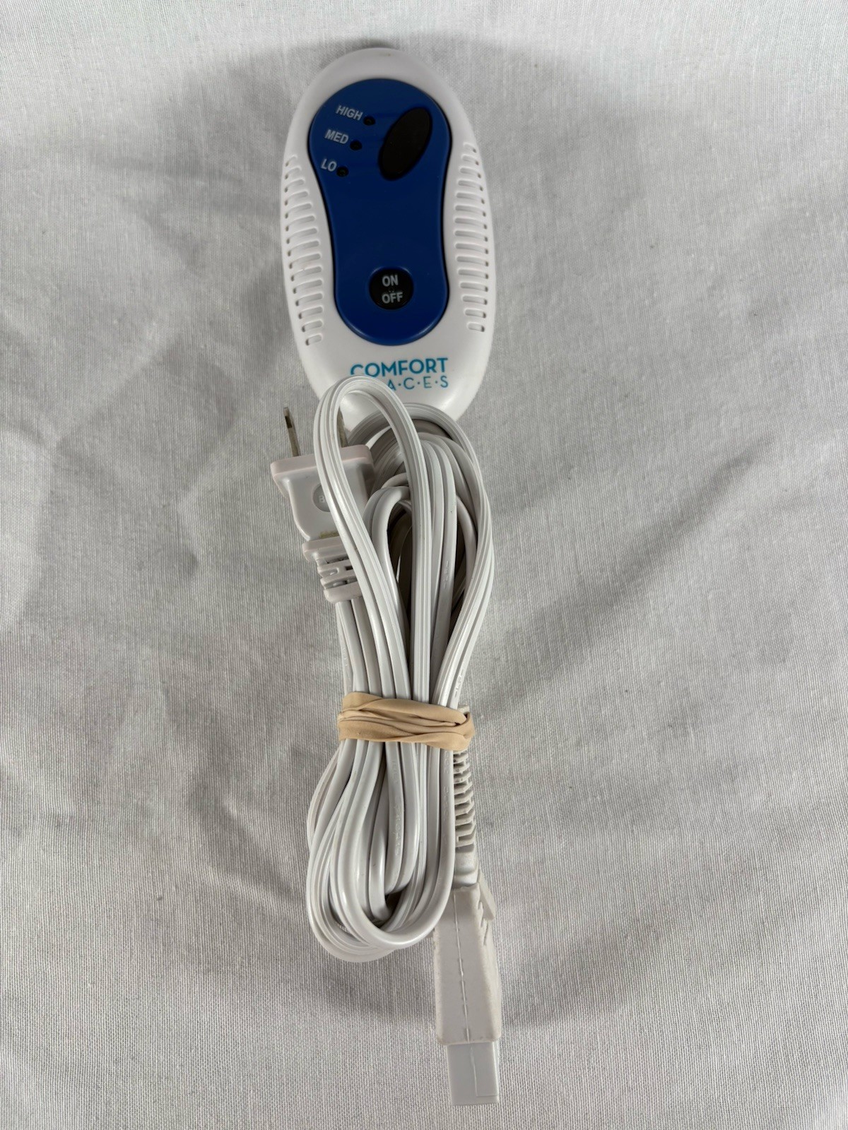 Comfort Spaces Heated Electric Throw Blanket Controller Remote SCTH 3.2.4 White