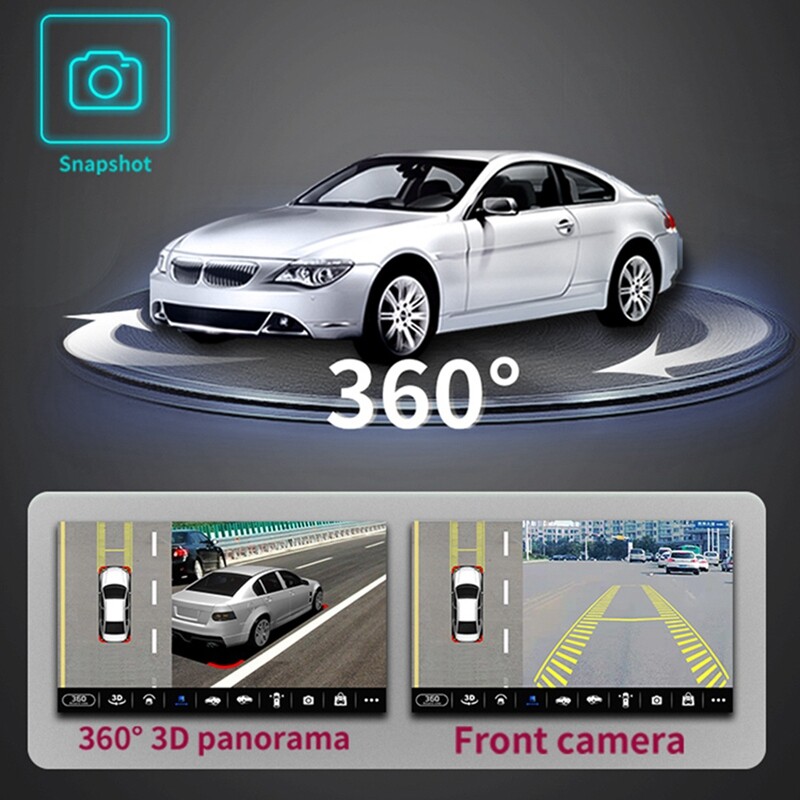 360° Car Camera Panoramic Surround View 1080P A Right+Left+Front+Rear7806