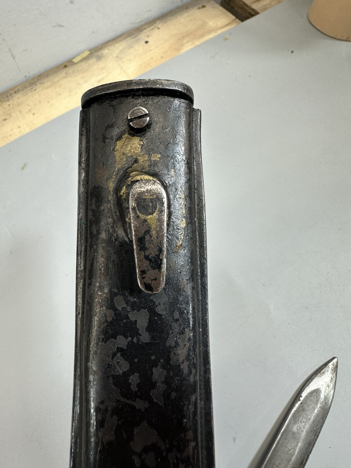 WWI German Made Turkish M1903 Mauser Rifle M1916 Ersatz Bayonet & Scabbard/p14