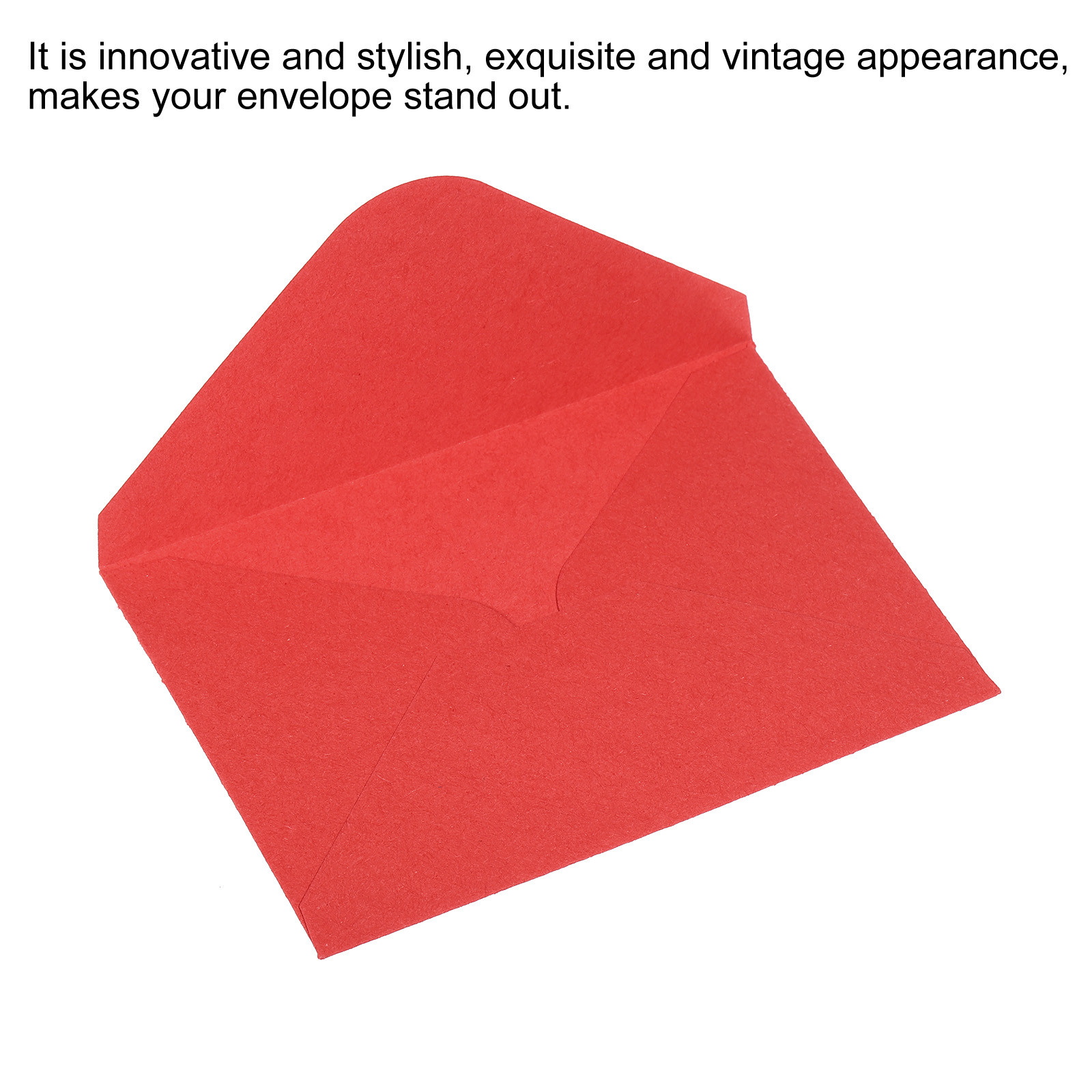 100Pcs Mini Envelopes, Tiny Pockets Card Business Card Envelope, Red