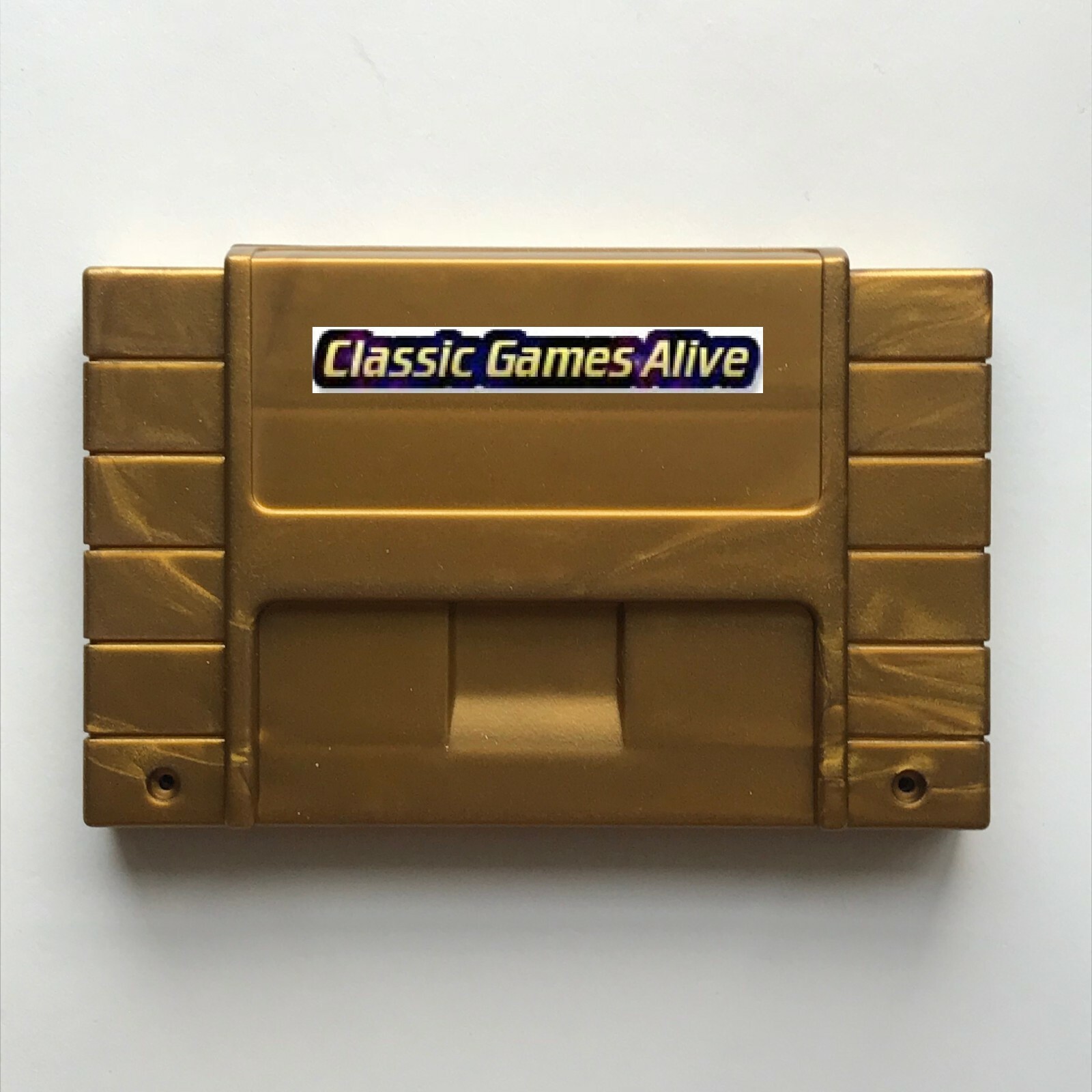 Zelda Gold Cart Shell for N64, SNES and NES replacement (Majora’s Mask style)