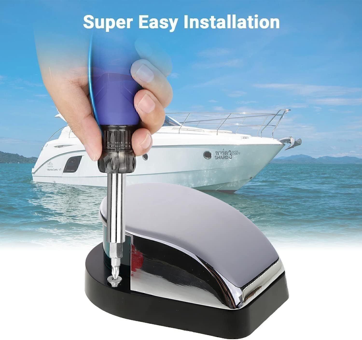 LED Bow Navigation Lights Marine Green And Red LED Navigation Light For Pontoon