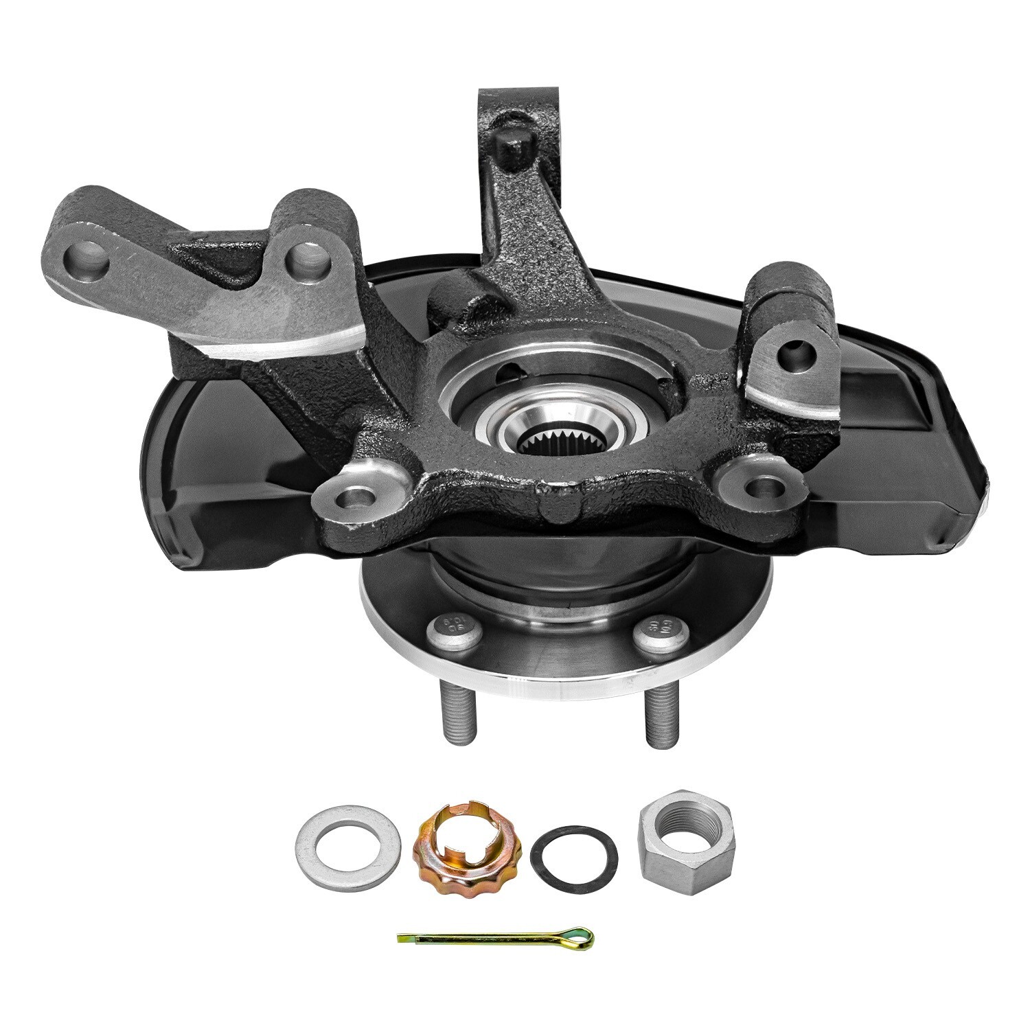 Front Right Steering Knuckle+Wheel Hub Bearing for 2008-17 Jeep Patriot Compass