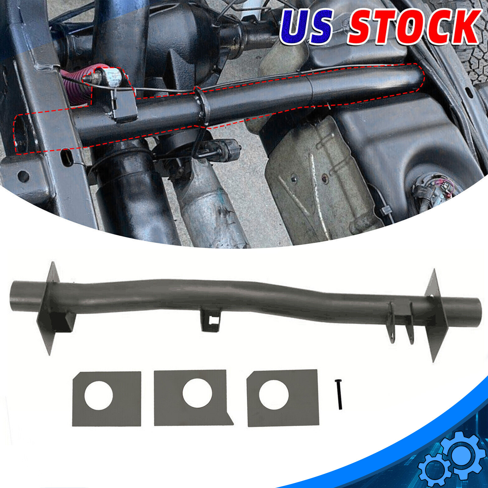 Rear Tank Support Crossmember For 01-10 Chevy Silverado GMC Sierra 2500HD 3500HD