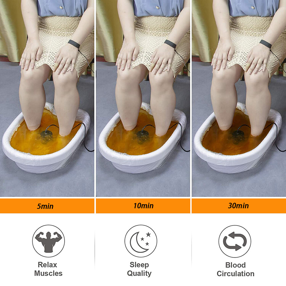 Upgraded Dual Detox Ionic Foot Bath Spa Cleanse Machine with New Infrared Belt