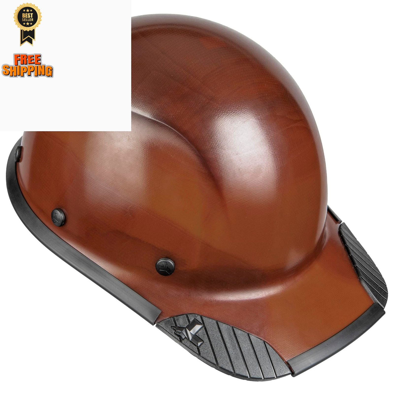 LIFT SAFETY DAX Brim Edge Guard | Hard Hat Dax Cap Style Gaurd, Brown