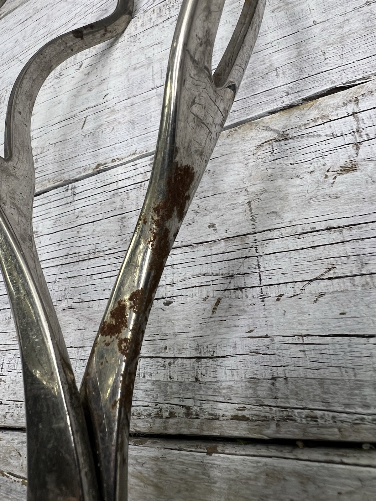 AS-IS Rusty Obstetrical Forceps Medical Birth Birthing Device Oddity Oddities