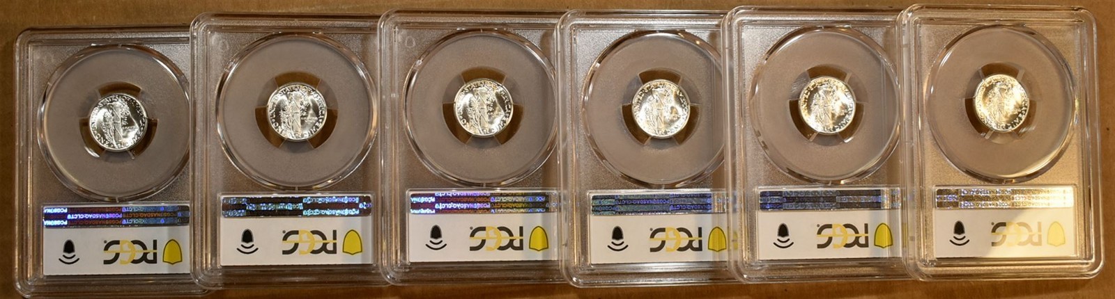 1942-D PCGS MS64 FB Mercury Dime - 100% Blazing White