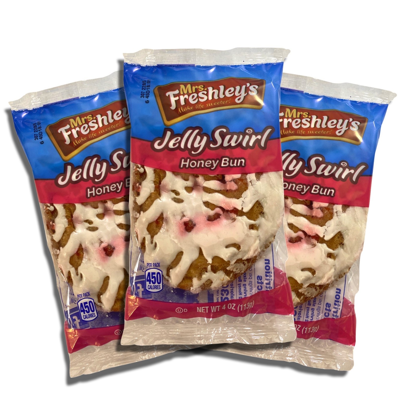 Mrs. Freshley's Jelly Swirl Honey Bun | Case of 9