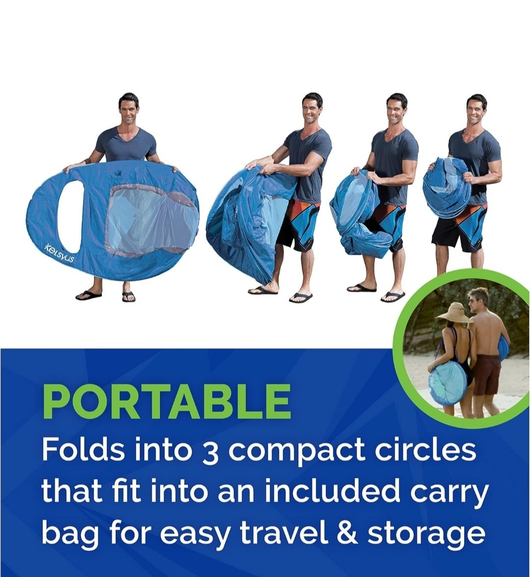 Kelsyus Floating Lounger Pool Float With Cup Holder Supports Up To 250LB New