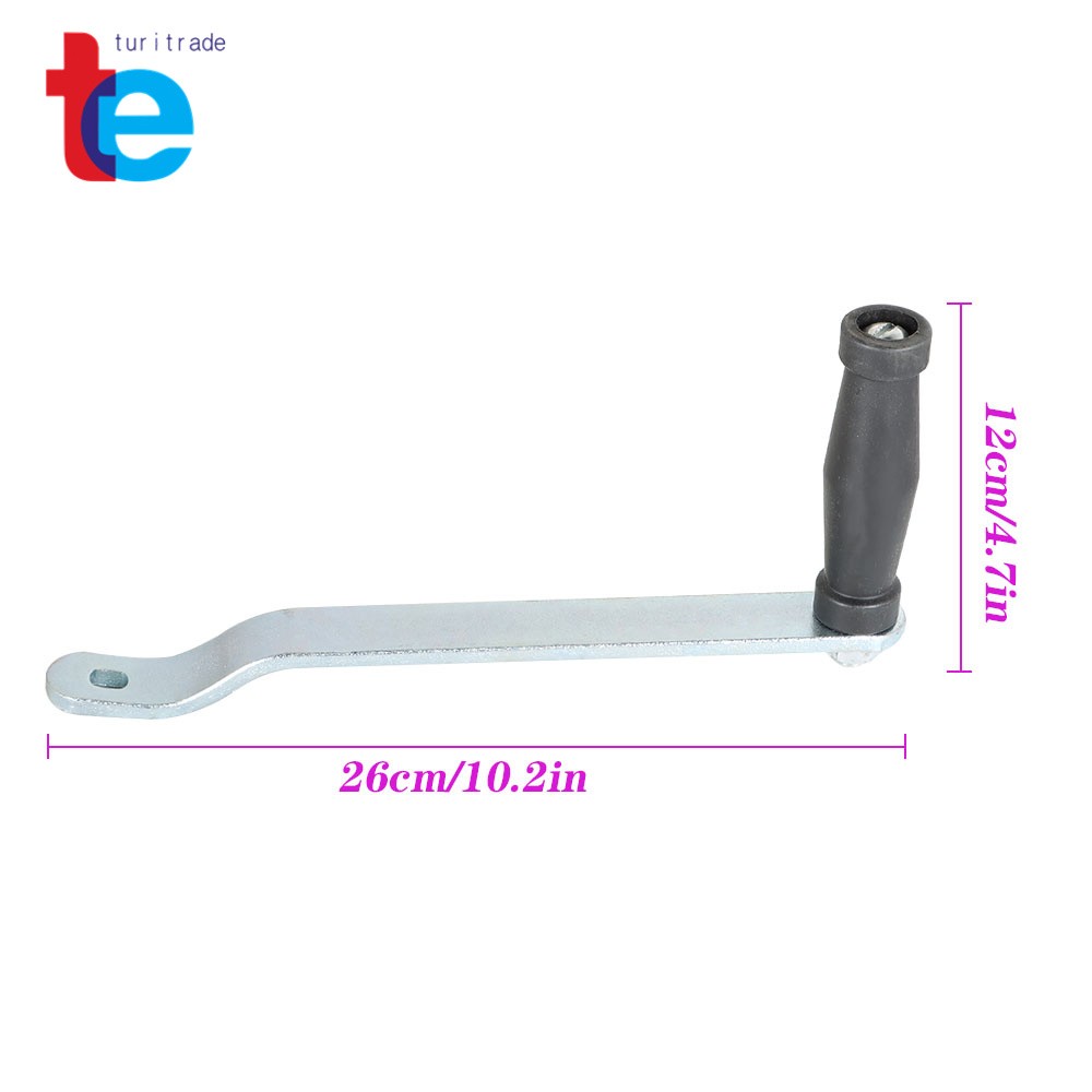 3500LBS Red Hand Winch Hand Crank 2 Gear Red Strap ATV Trailer Boat