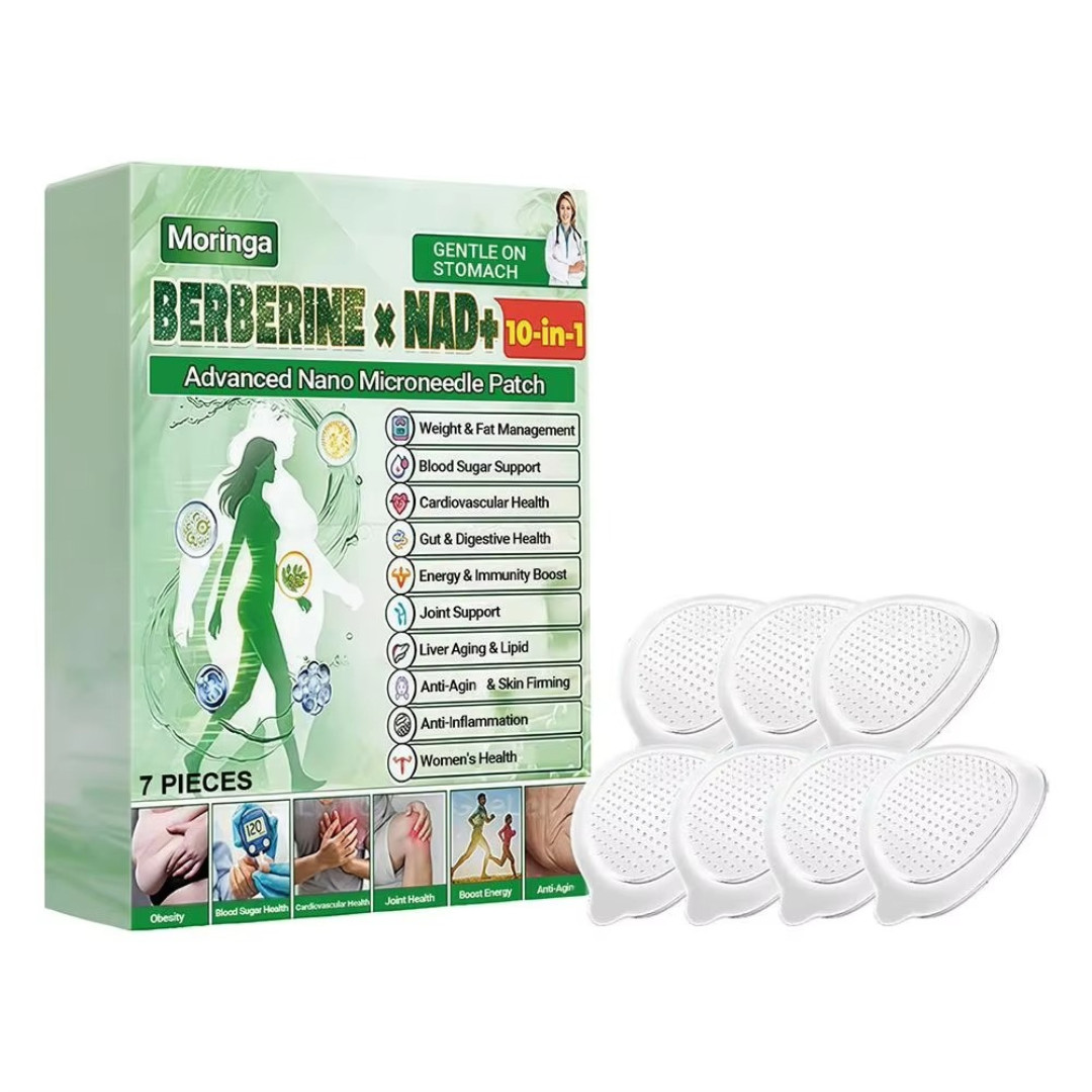 Moringa Berberine 10-in-1 Advanced Nano Microneedle Patch (7pcs/box)