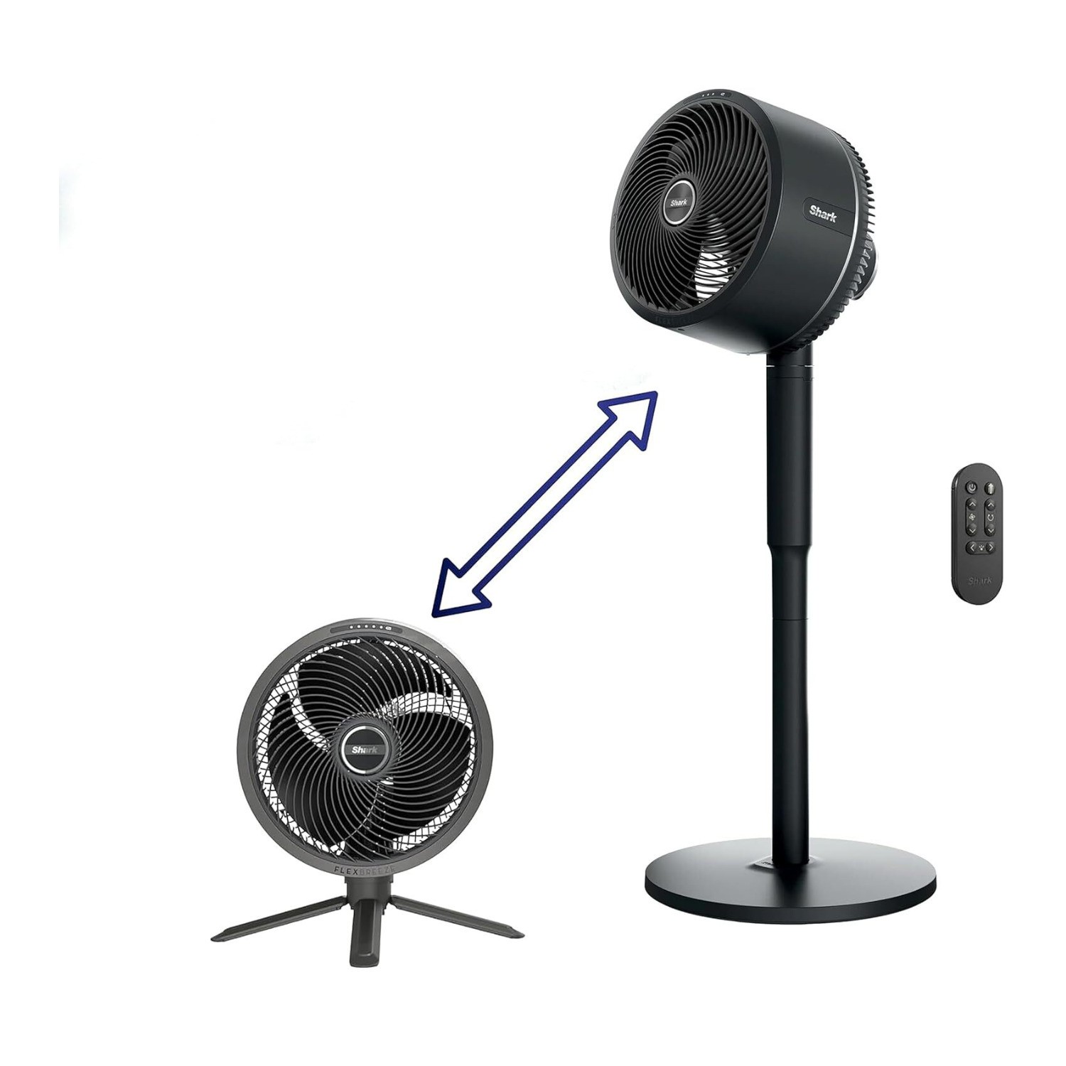 Shark FlexBreeze Indoor Outdoor Fan Pedestal Base Remote