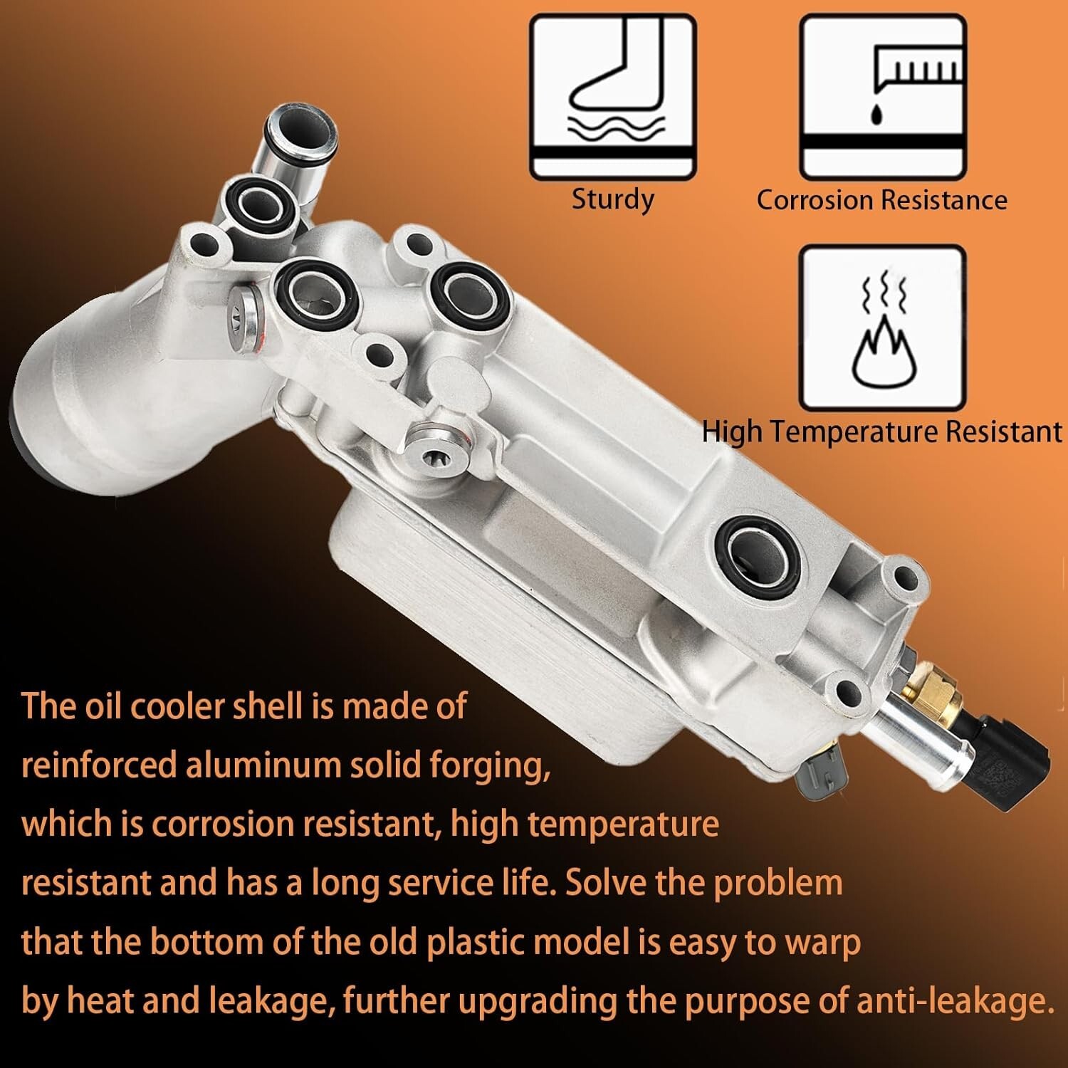 Engine Oil Cooler Filter Housing Assembly For Dodge Chrysler Jeep 2011-2016 3.6L
