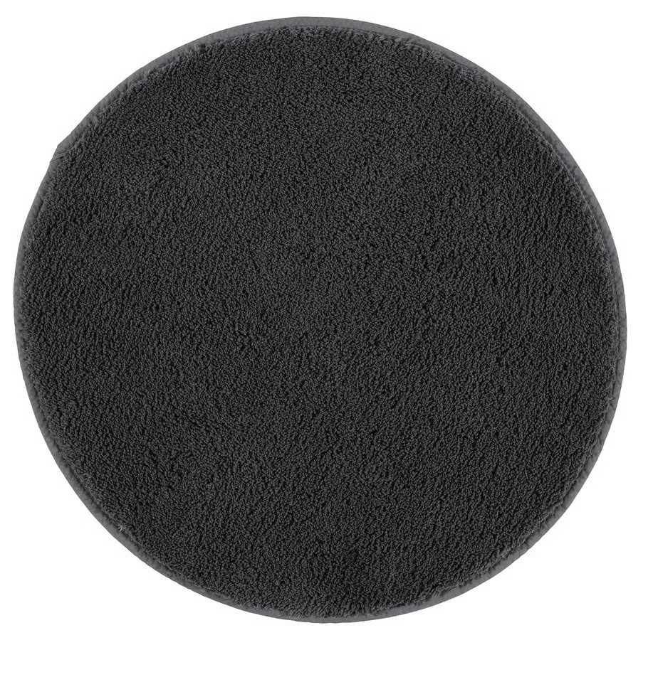 New Ikea SODERSJON Bath mat, dark gray/round, 22 "