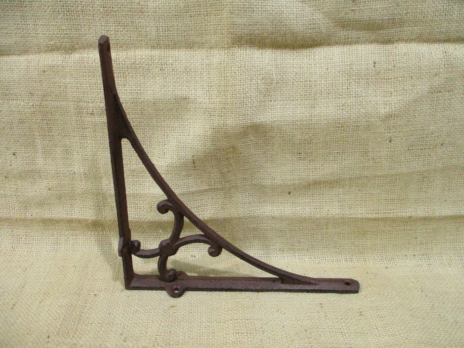 4 Shelf Brackets Corbels Wall Cast Iron Rustic Farmhouse 7 1/2" X 6 1/4" Braces