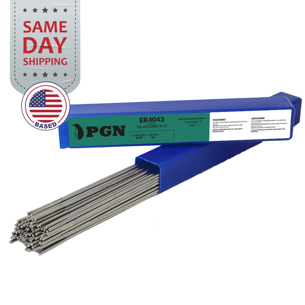 ER4043 10-lbs 3/32" x 16" Aluminum Welding Rod - TIG Filler Rod, TIG Rod