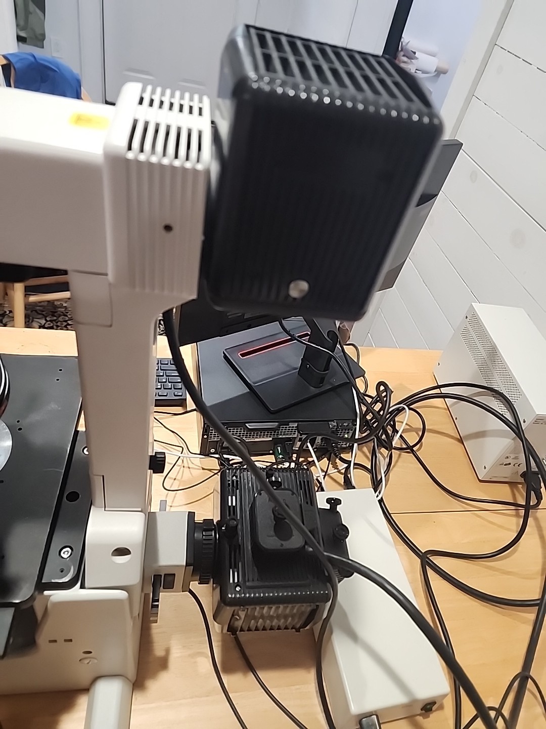 Nikon Eclipse TE300 Inverted Microscope Fluorescence Hoffman Modulation Complete