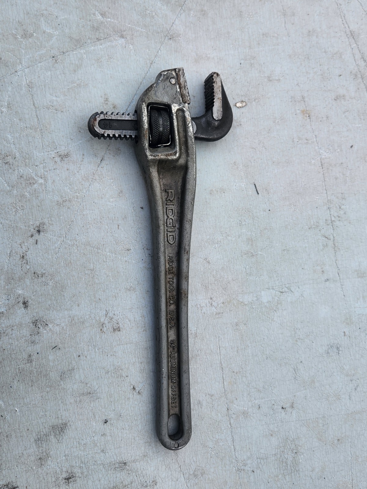 Nice Ridgid 14”  Aluminum Offset Pipe Wrench, The Ridge Tool Company
