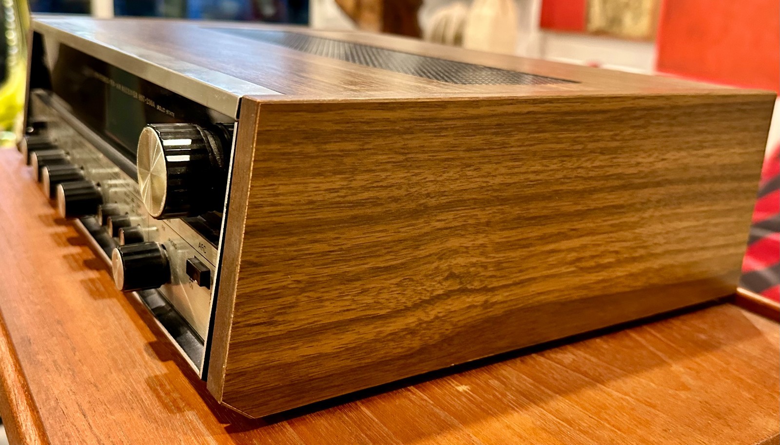 Vintage Sony HST-230A Solid State FM/AM Stereo Receiver Wood Case Japan