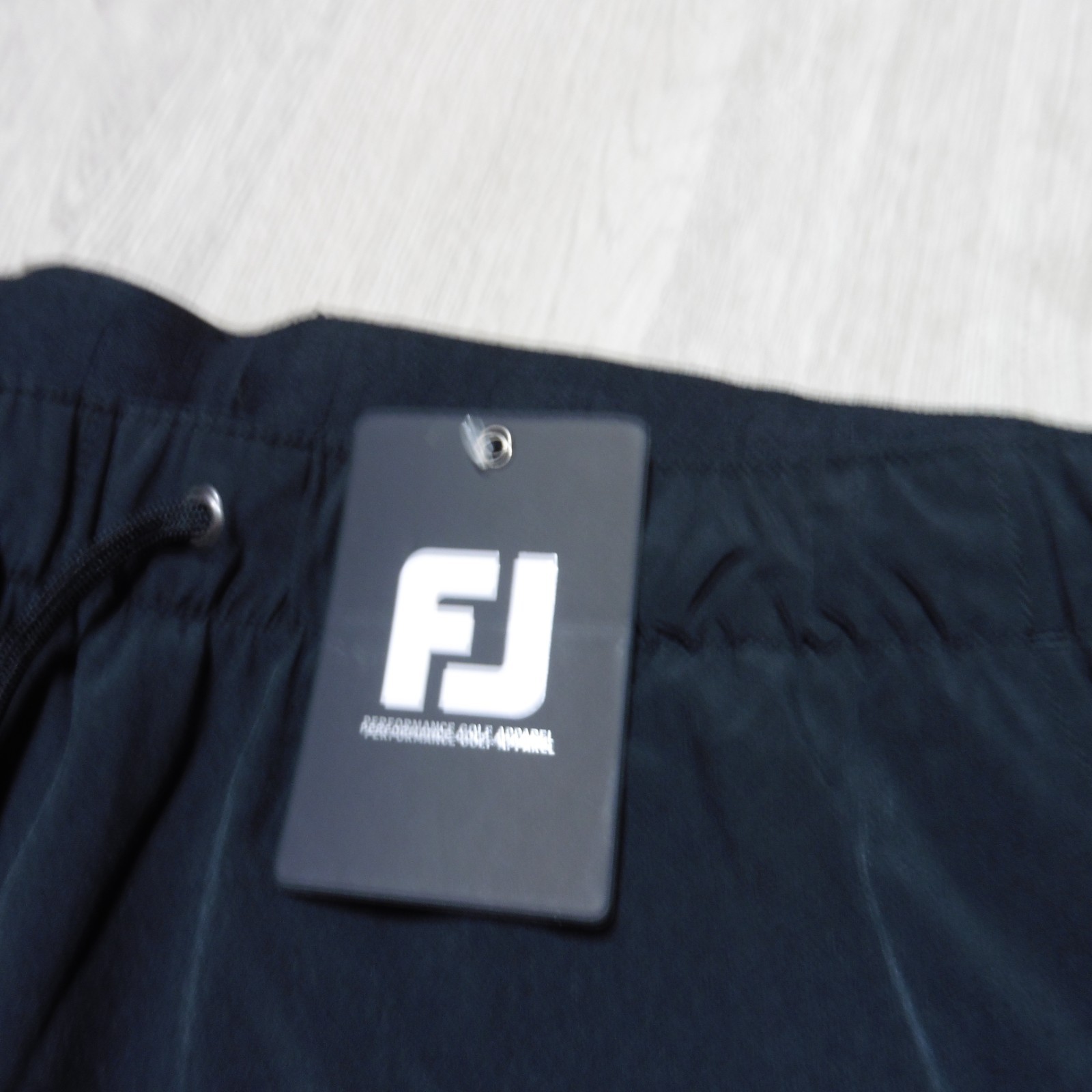 FOOTJOY Mens M L XL 2XL SHORTS BLACK GOLF WORKOUT TRAINING 8" POLYESTER SPANDEX