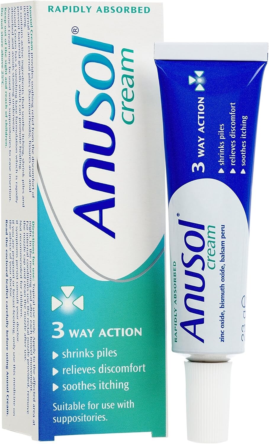 Anusol Haemorrhoids (Piles) Treatment Cream - 23G