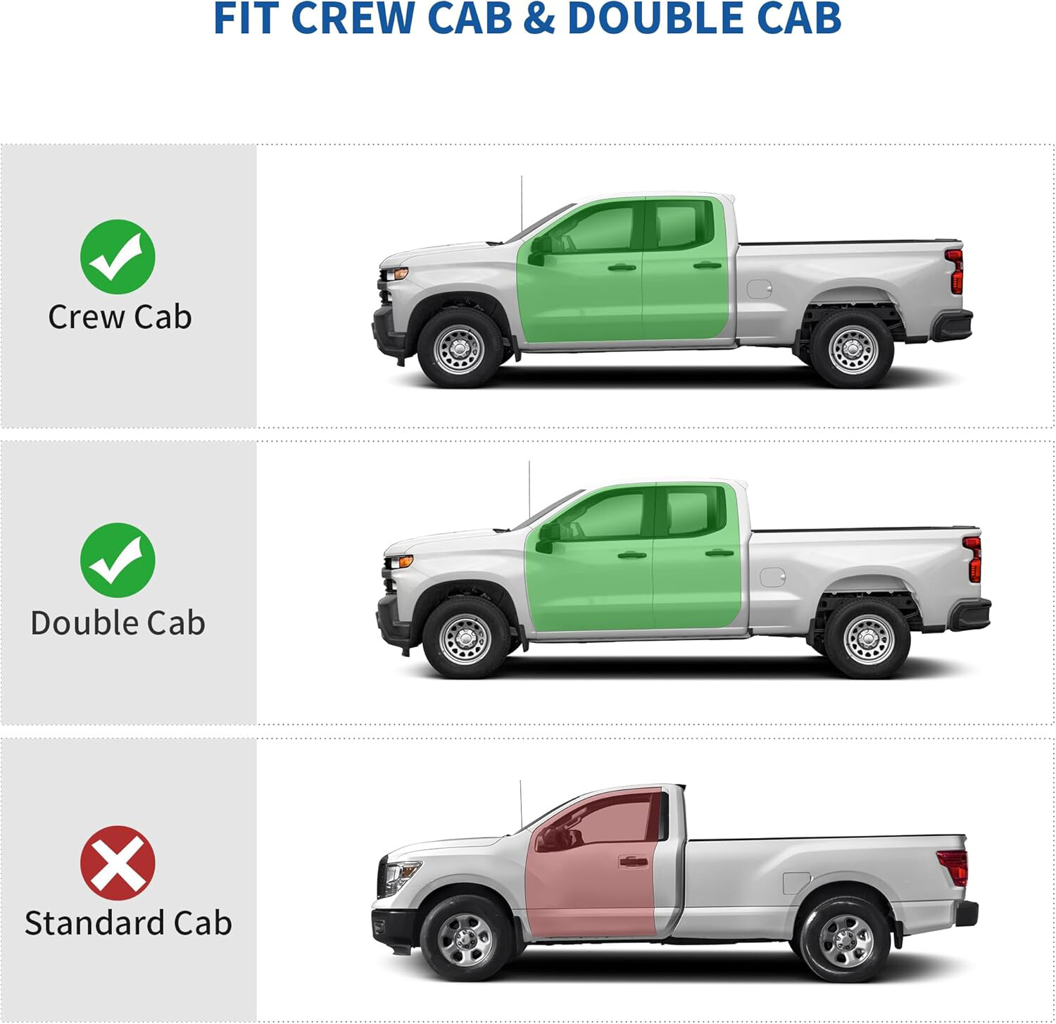 Under Seat Storage for 2019-2025 Chevy Silverado GMC Sierra 1500 2500HD 3500HD