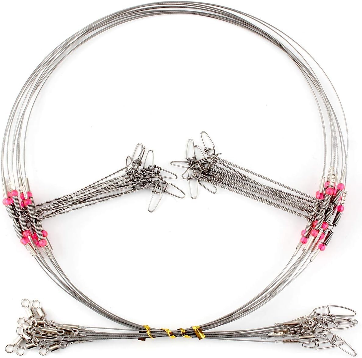 Fishing Leader Catfish High Low Rig Bottom Rigs Surf Double Drop Wire Leader ...