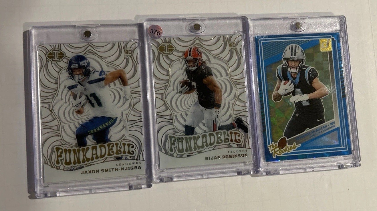 2023 NFL Rookie Insert Lot (3) – Funkadelic +  Optic Njigba, Robinson, McMillian
