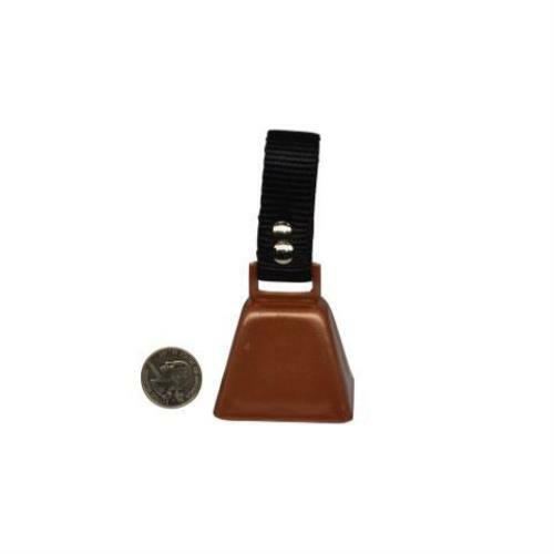 Warner Brand Dog Pet Collar Cow Bell with leather loop