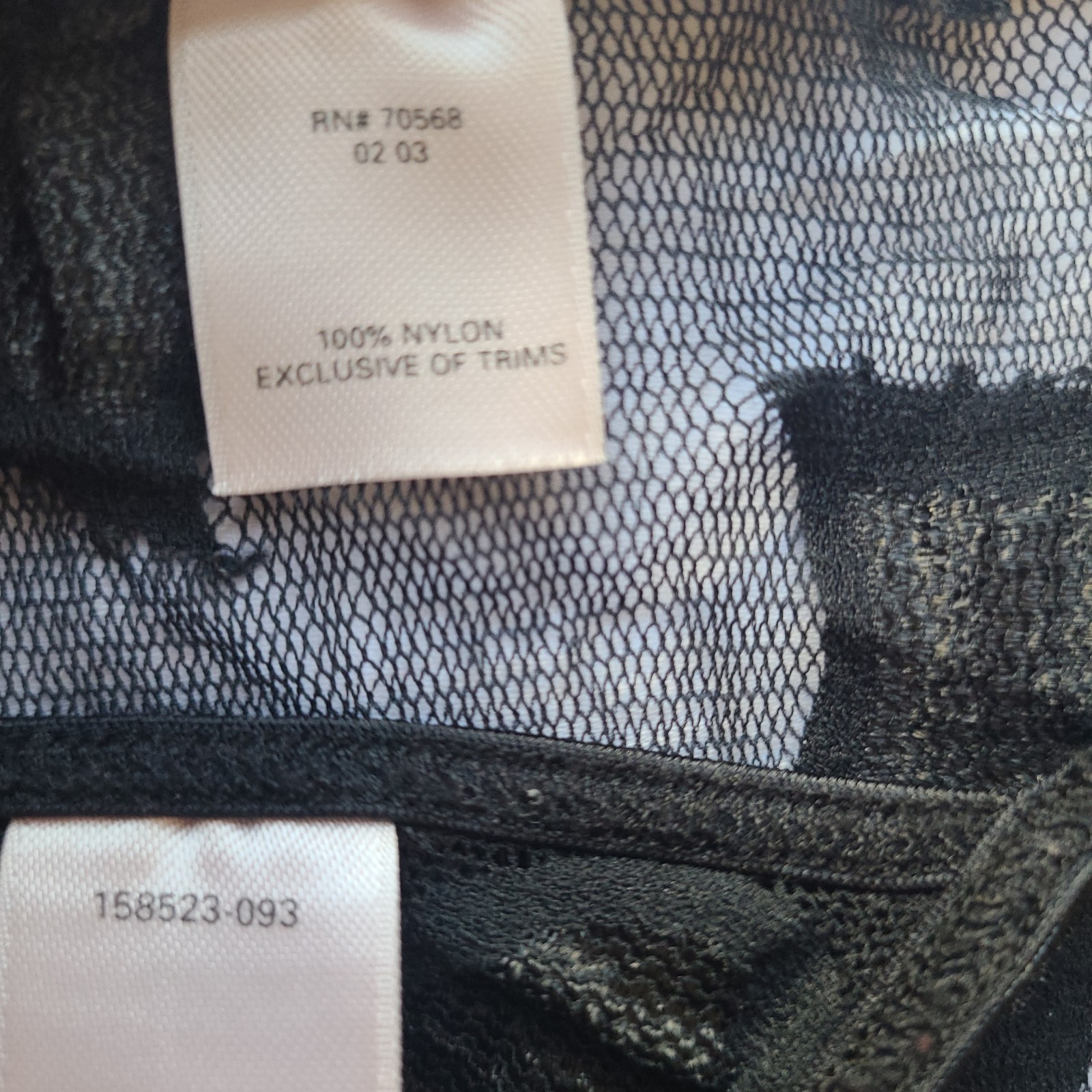 Y2K Victoria's Secret Sheer Mesh Babydoll Top Set S Hearts Flyaway Split Front