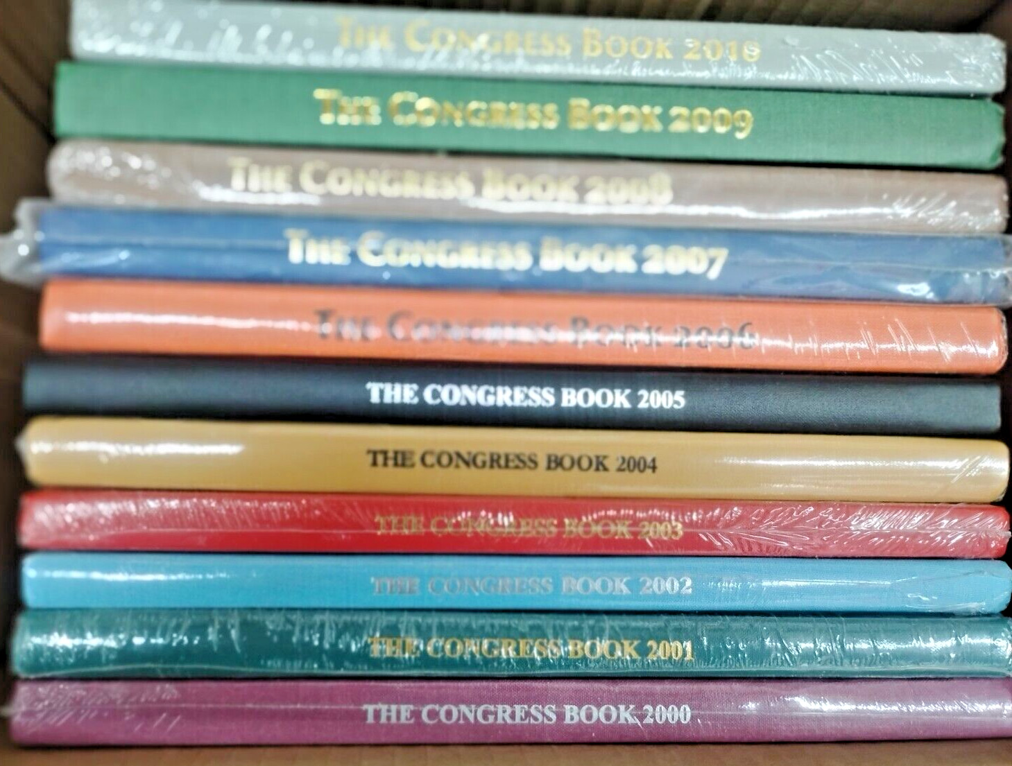 CONGRESS BOOK Complete Set, 1960 - 2010