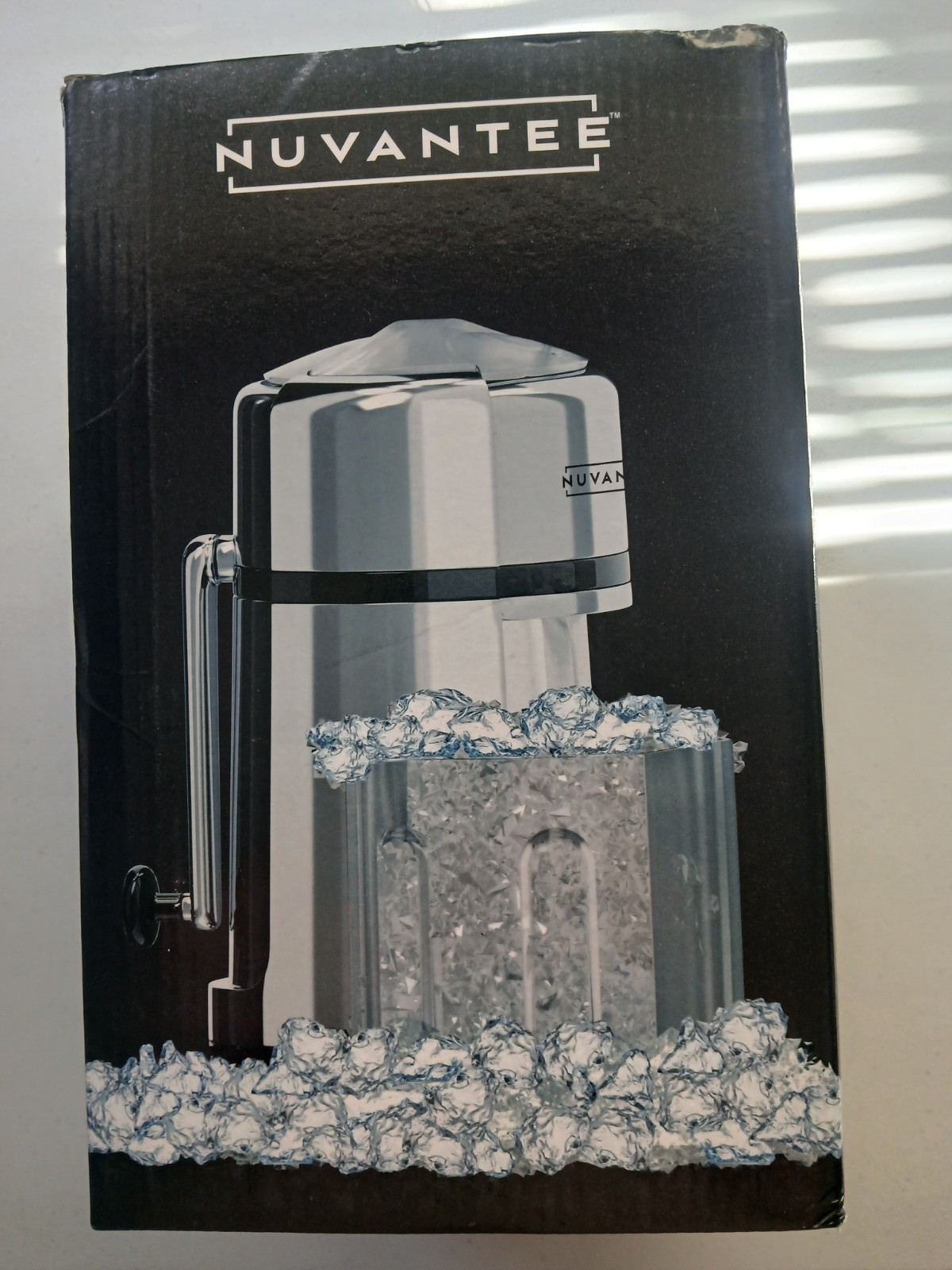 Nuvantee Ice Crusher with Sharp Stainless Steel Blades