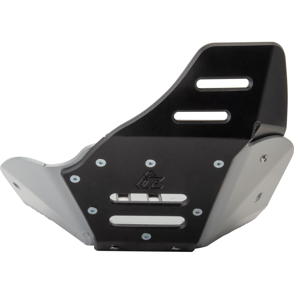 Tusk Quiet Glide Adventure Skid Plate Silver with Linkage Guard
