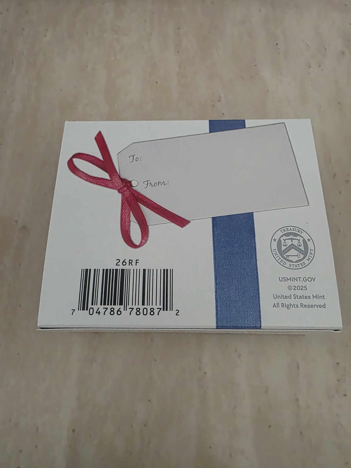 2026 P Silver Eagle Proof 1 oz Congratulations Set Box COA $1 Empty Box No Coin