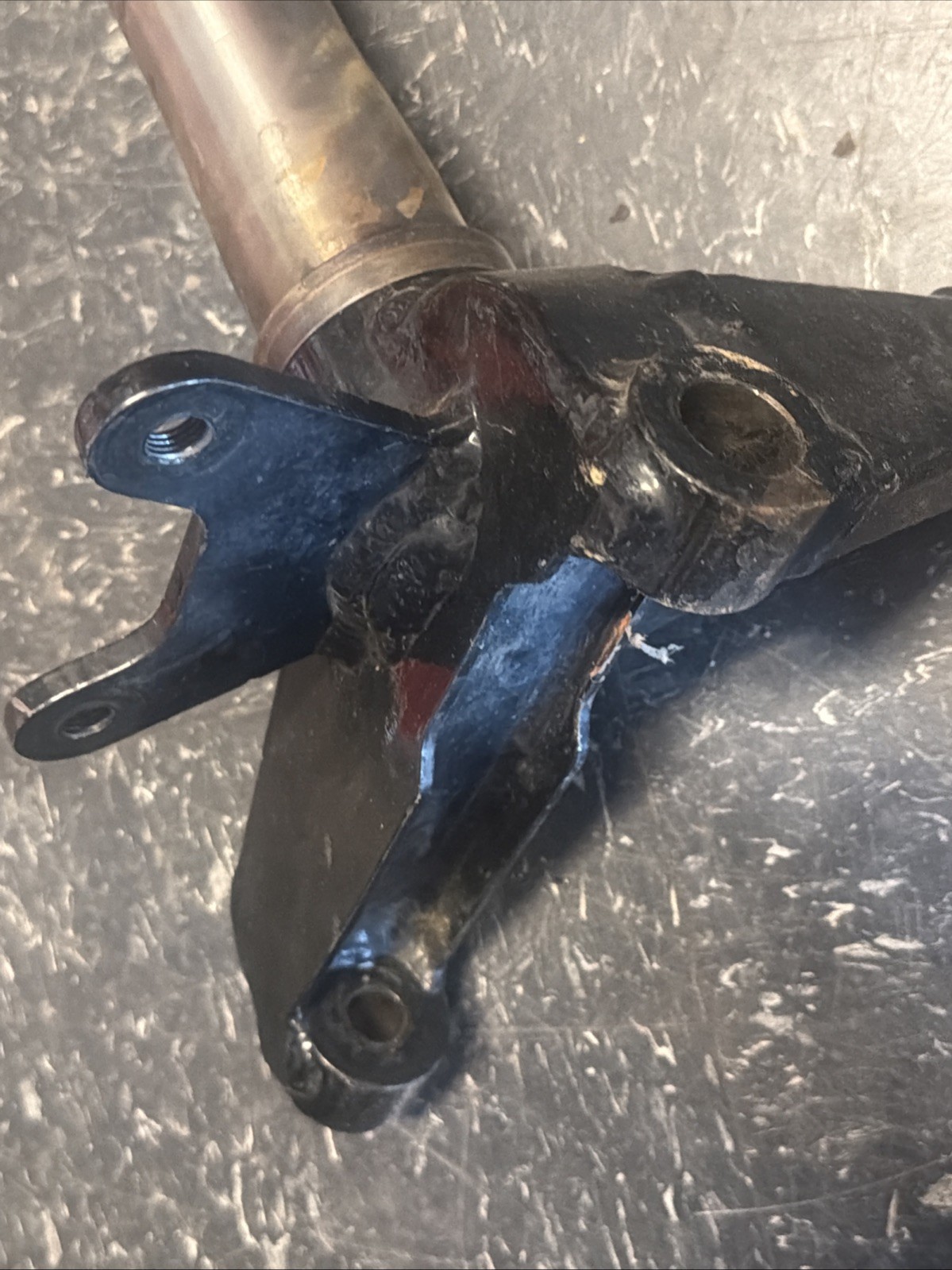 TWM Racing Products Spindle Blue Front Rocket Dirt Late Model TWM Spindle Left