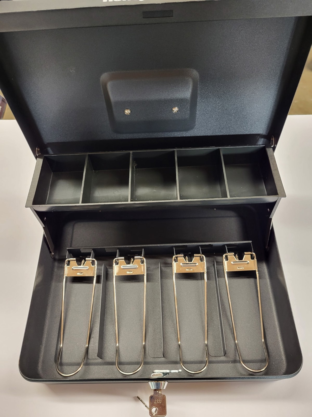 Honeywell Tiered Canitdoor Lever Cash Box Pre-Owned