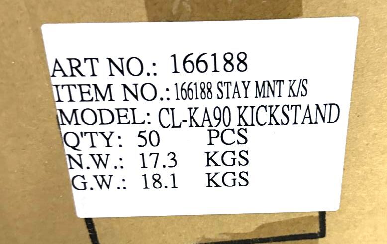 Kickstand Rear Alloy Direct Mount 40mm Threaded Adjustable 24"-29" Black New